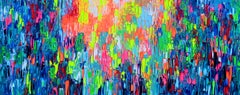 Gypsy Girl in Amsterdam 6 - Large Colorful Abstract Painting
