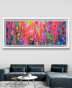 Gypsy Girl in Amsterdam 7 - Large Colorful Abstract Painting