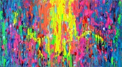 Happy Gypsy Dance 24, Painting, Acrylic on Canvas