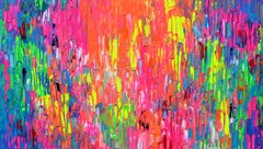 Happy Gypsy Dance 25, Painting, Acrylic on Canvas