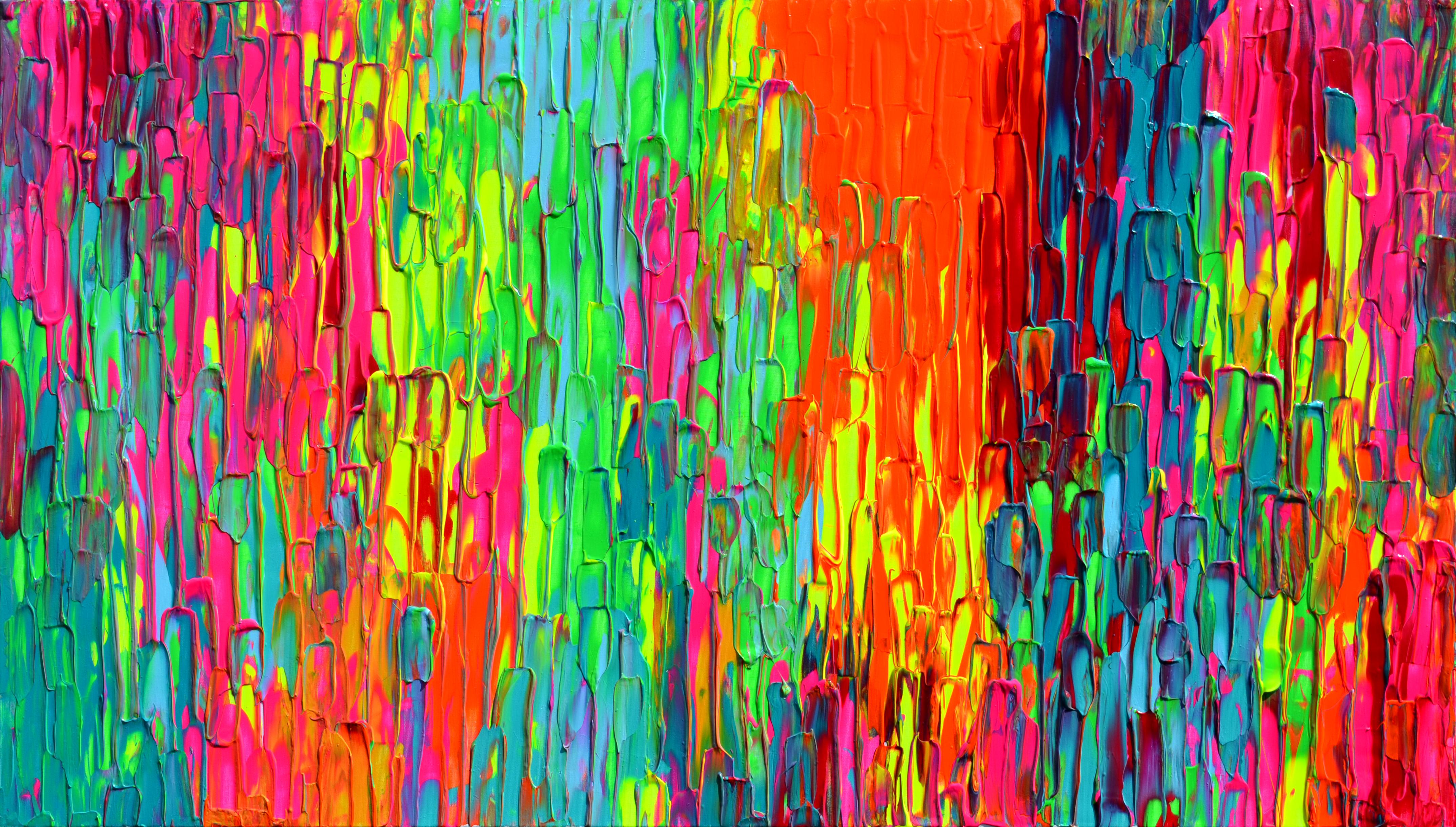 SOOS TIBERIU Abstract Painting - Happy Gypsy Dance 30