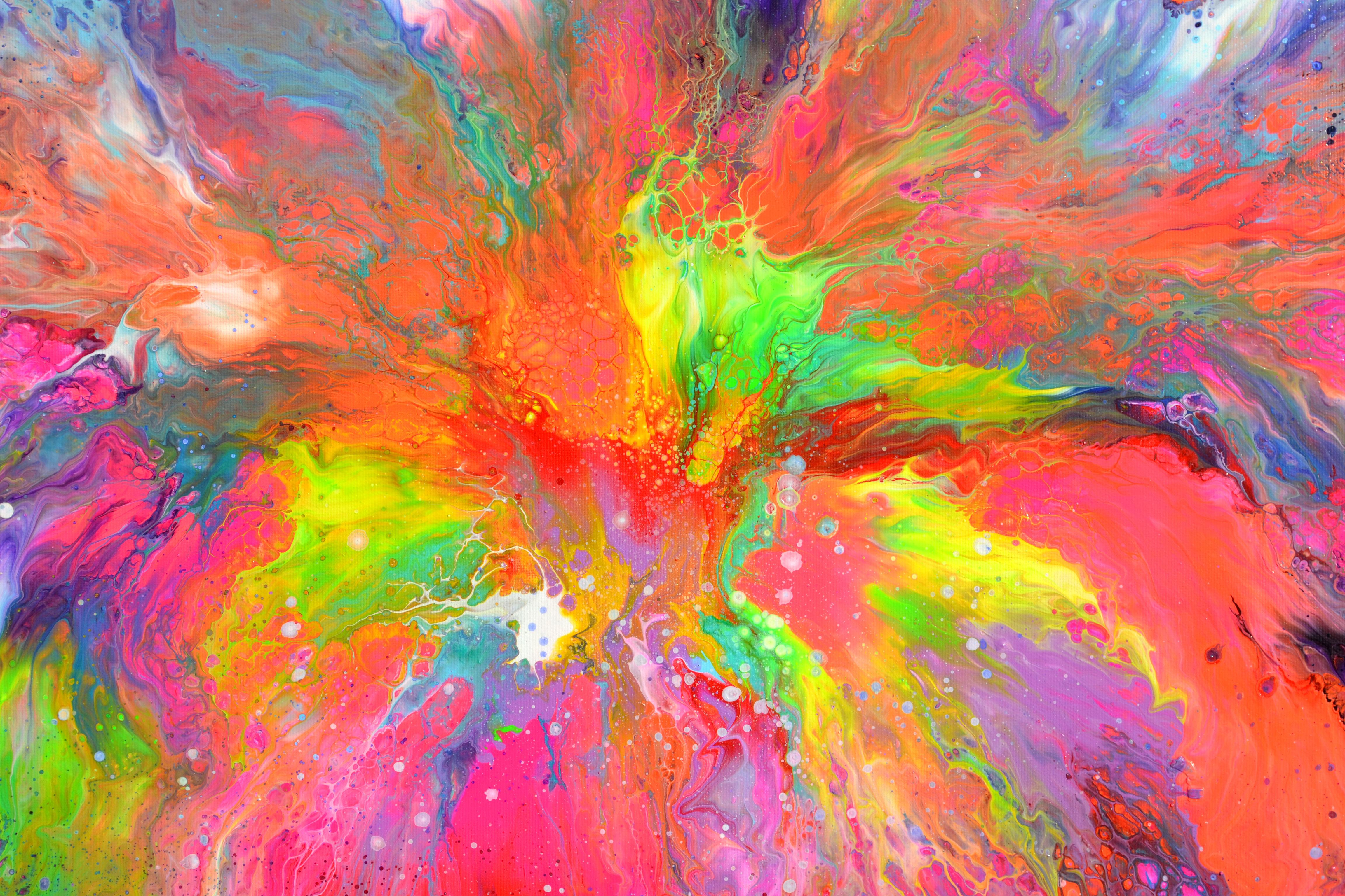 Happy Harmony XXXIX - Abstract Painting by SOOS TIBERIU