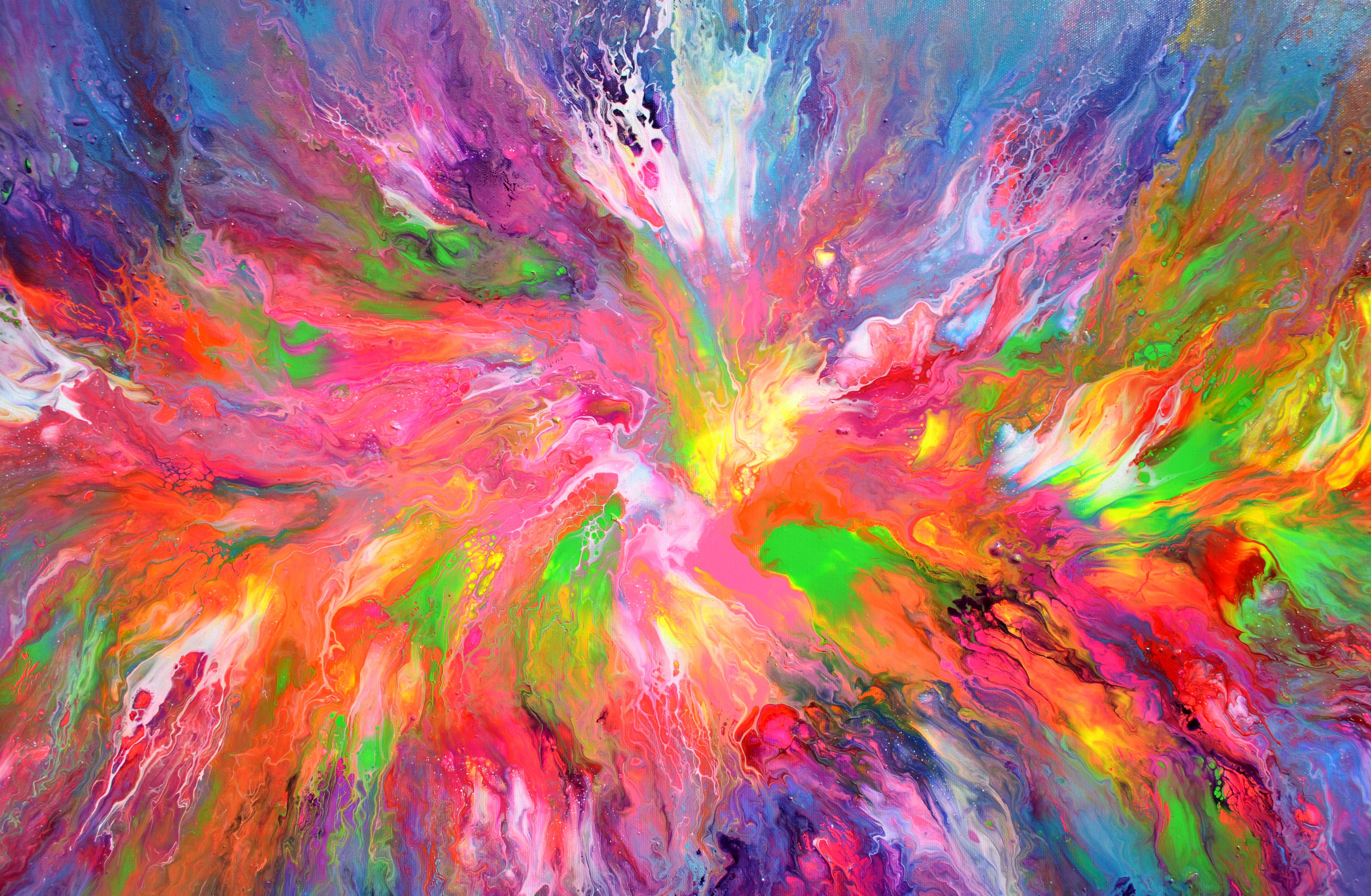 Happy Harmony XXXVIII - Abstract Painting by SOOS TIBERIU