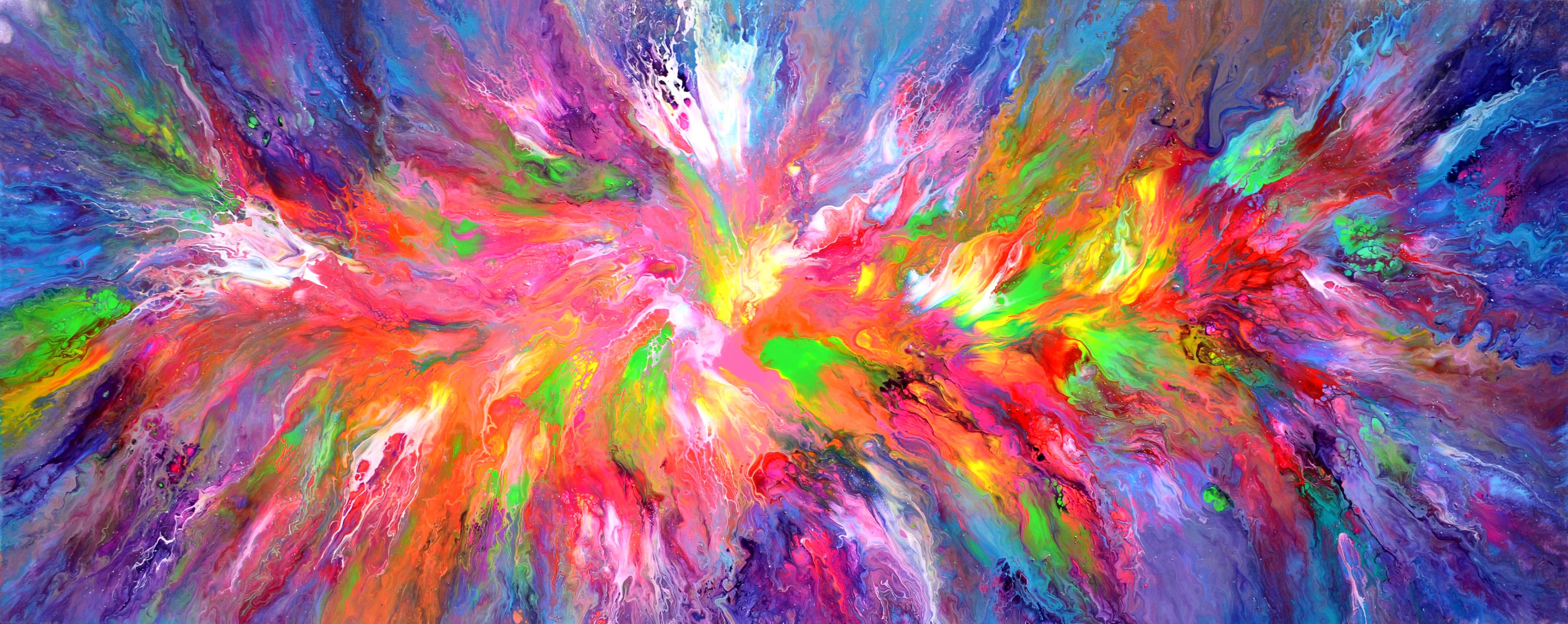 SOOS TIBERIU Abstract Painting - Happy Harmony XXXVIII