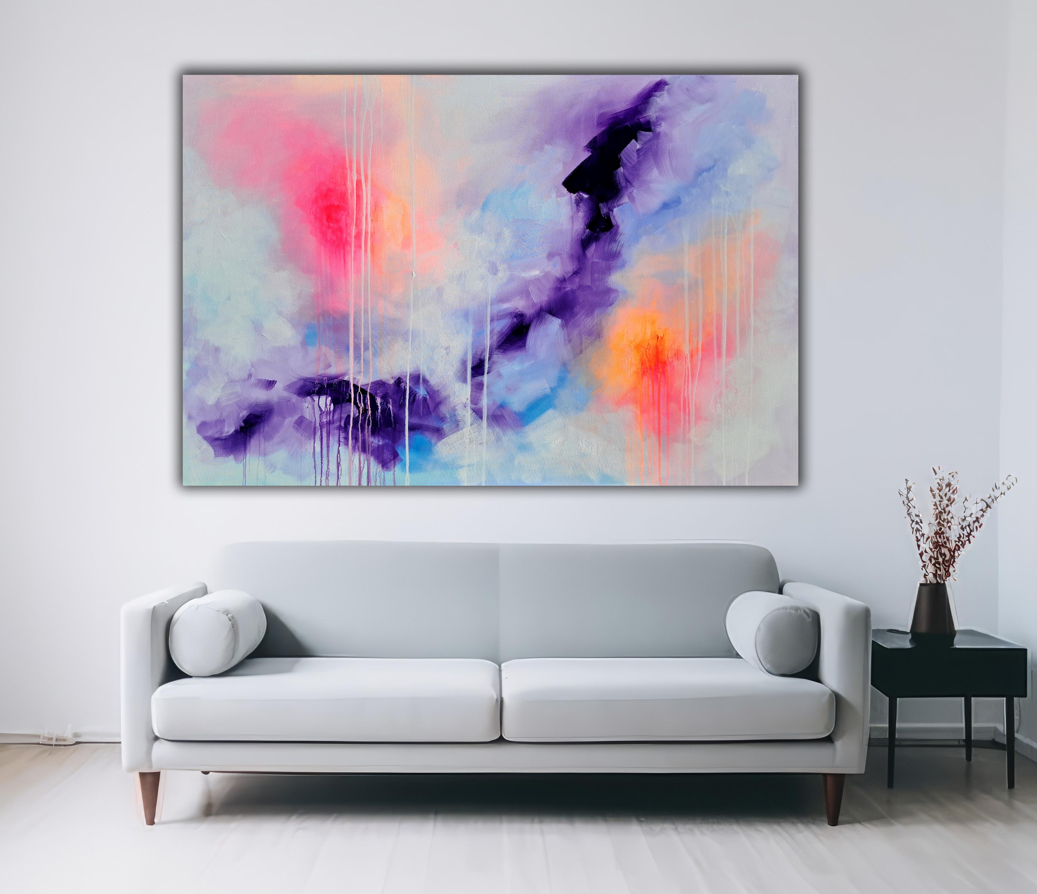 Paz interior - Pintura abstracta grande - Painting de SOOS TIBERIU