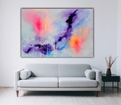 Paz interior - Pintura abstracta grande