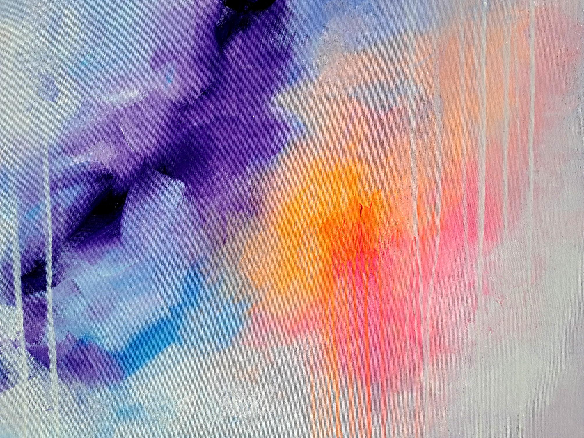 Paz interior - Pintura abstracta grande - Painting Abstracto de SOOS TIBERIU