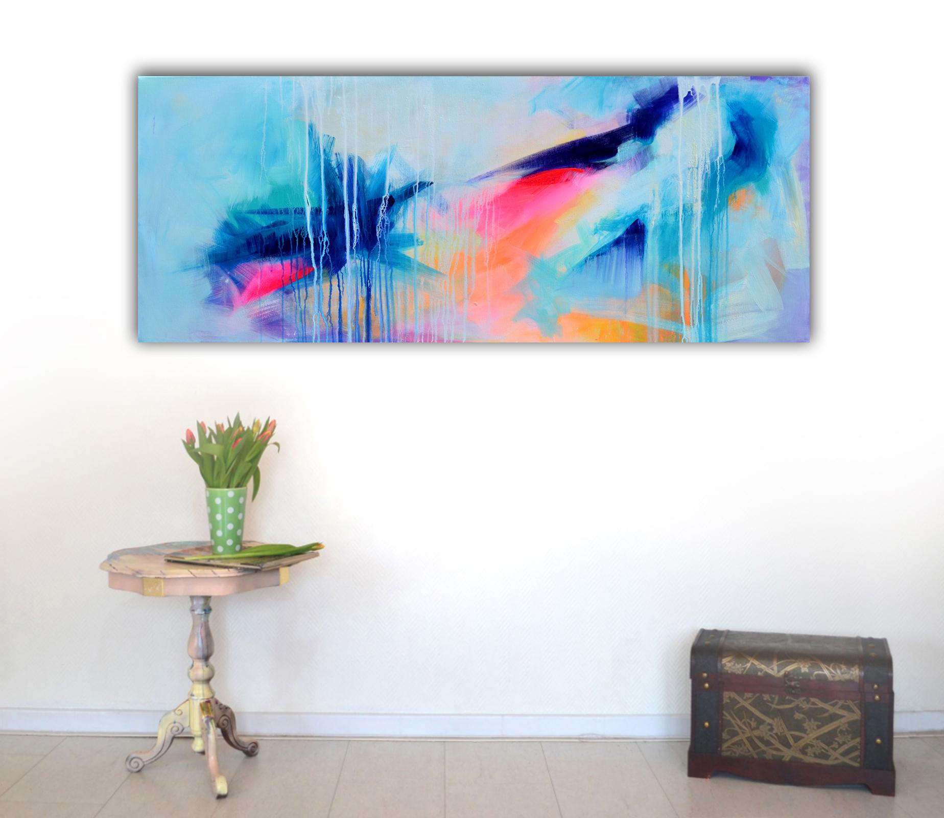 Mirror or the Soul - Large  Abstract Painting For Sale 1