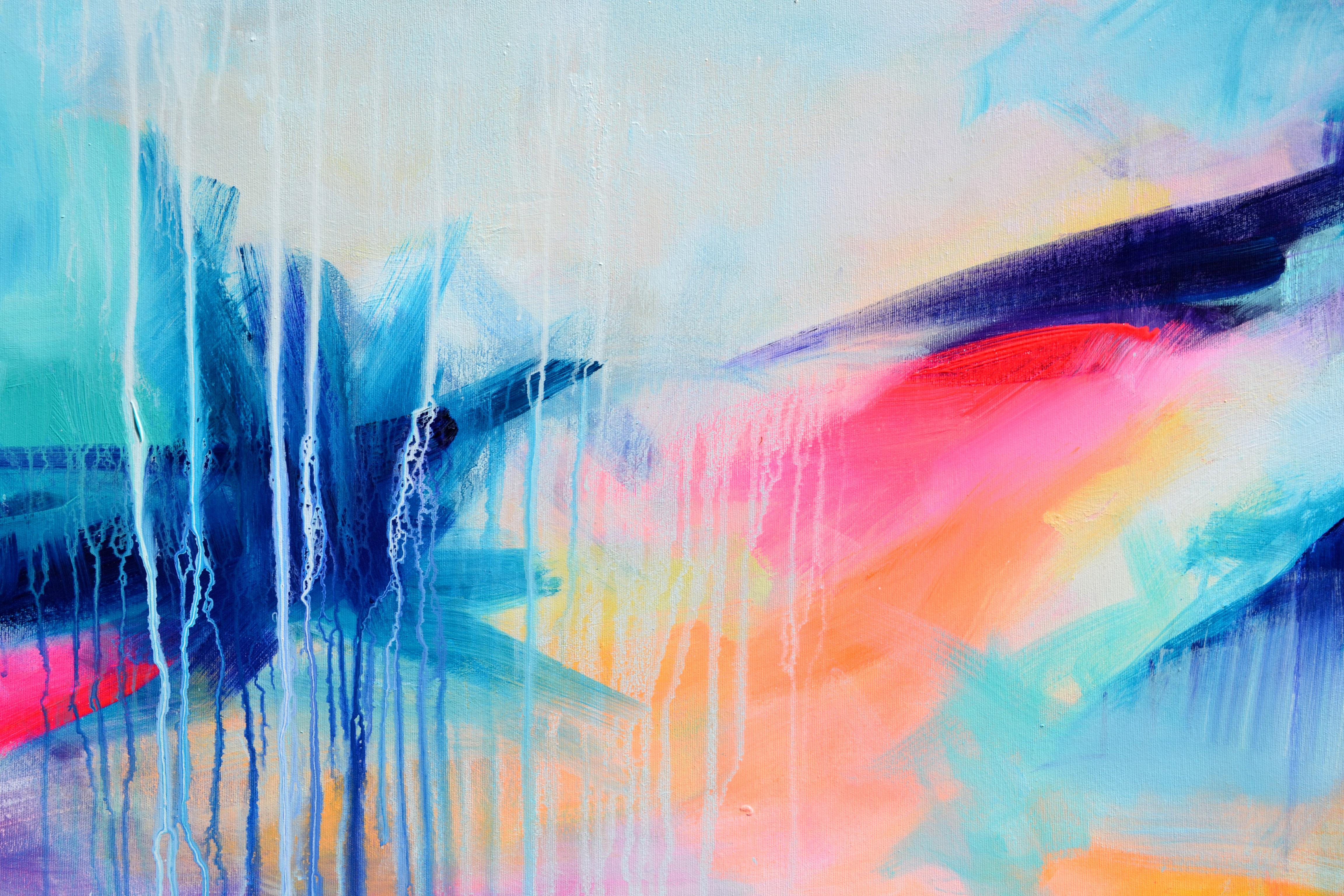 Mirror or the Soul - Large  Abstract Painting For Sale 3