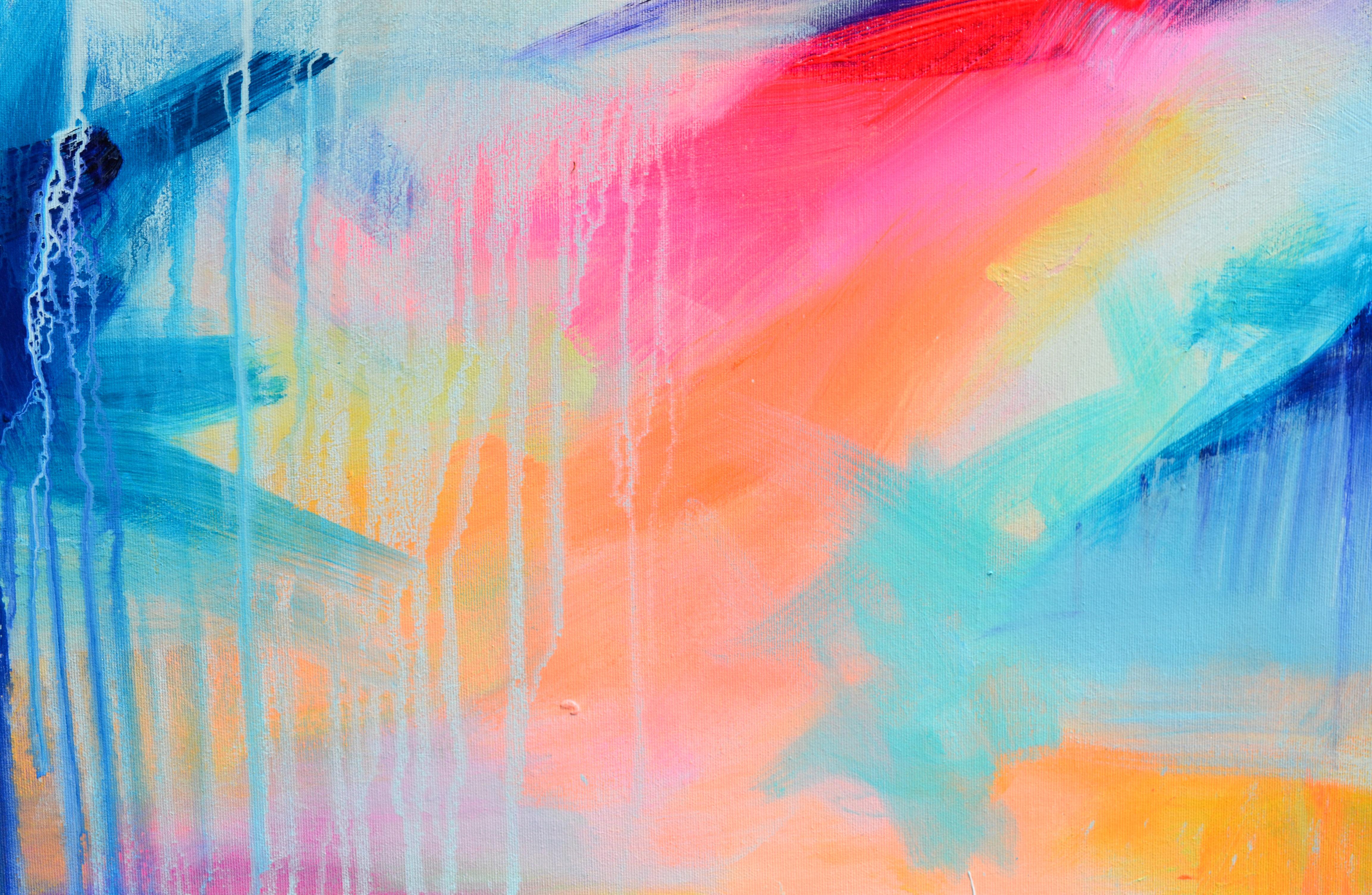 Mirror or the Soul - Large  Abstract Painting For Sale 6