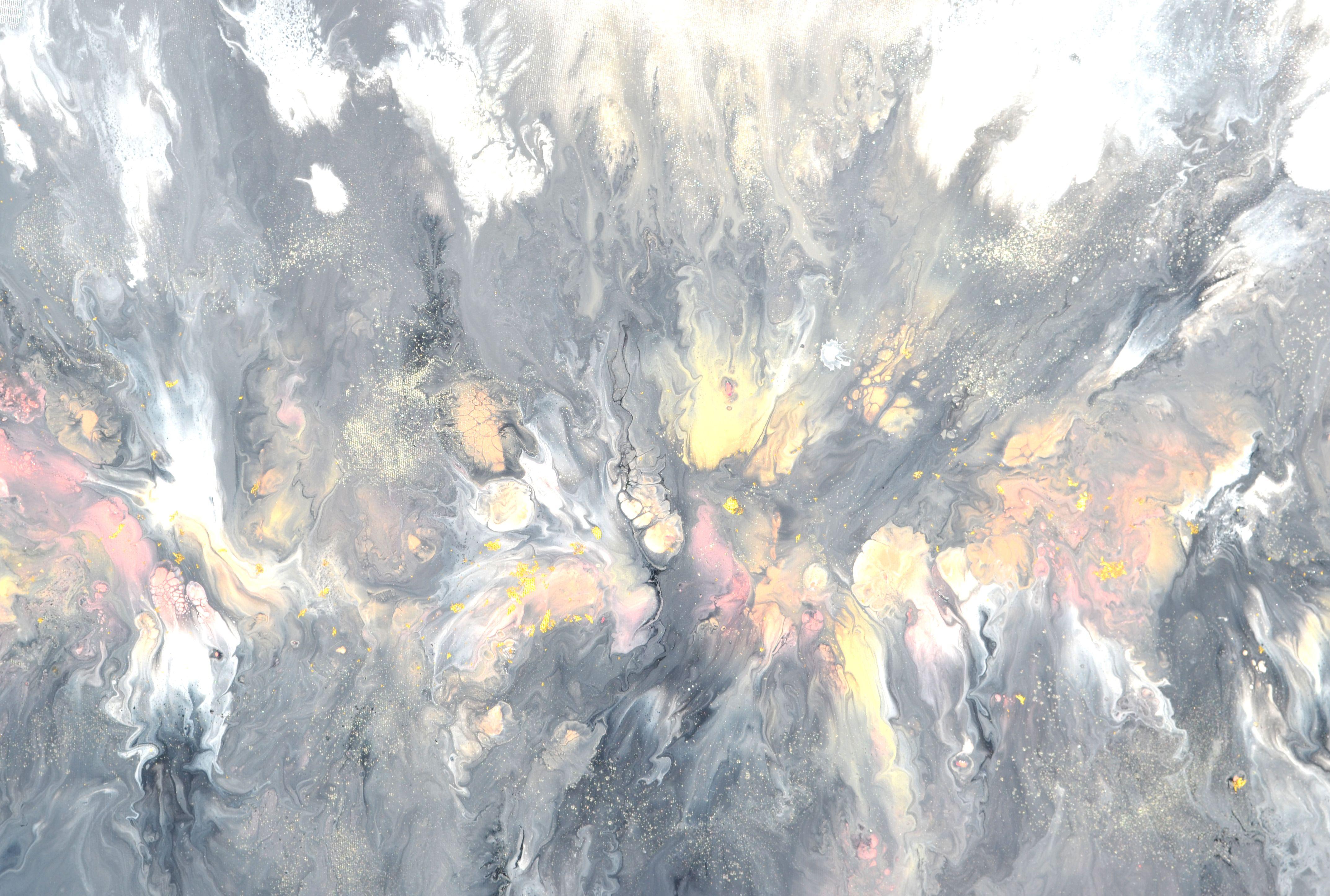 Neutro 1, Pittura, Acrilico su tela - Painting Astratto di SOOS TIBERIU