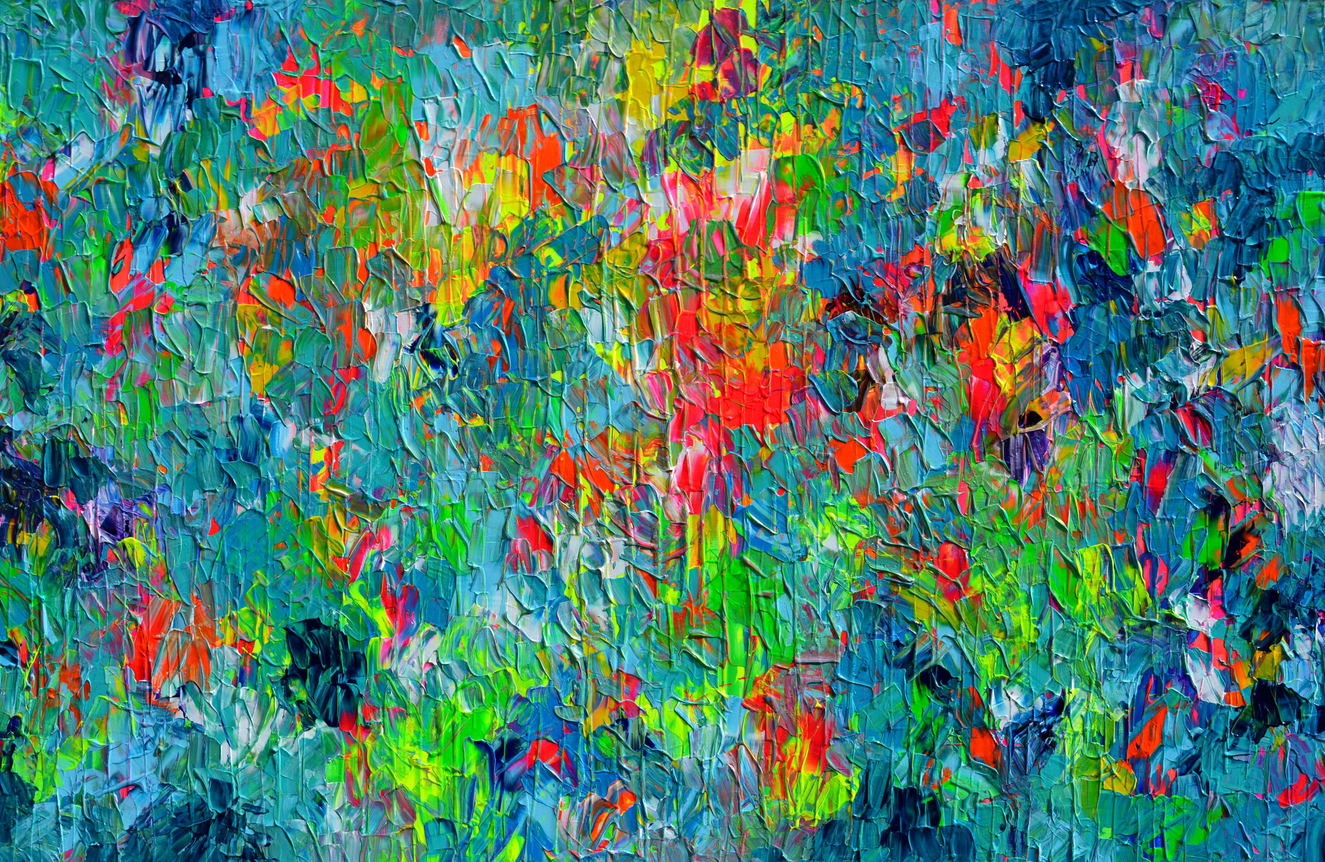 Palette 3 - Abstrait Painting par SOOS TIBERIU