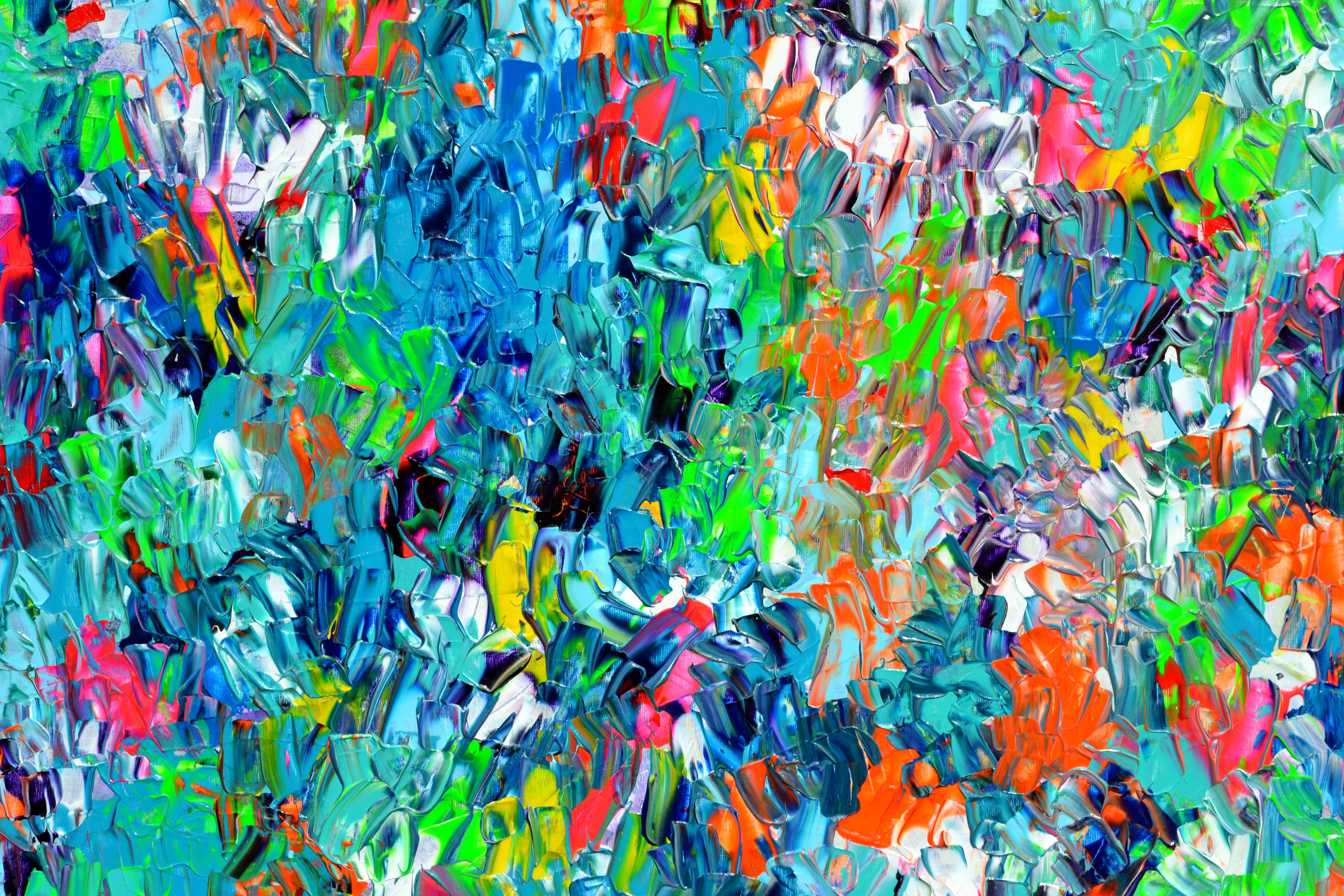 Palette 4 - Abstract Painting by SOOS TIBERIU