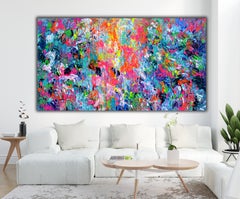 Palette 5 - Large Abstract XXL Painting, Huge Colorful Acrylic on Canvas Art