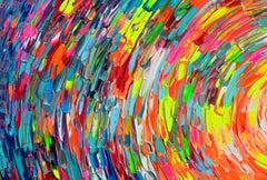 Jupe gitane arrondie 5, peinture, acrylique sur toile