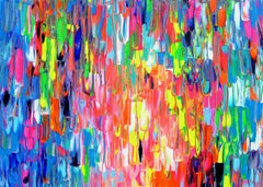 Small Gypsy Girl 18 - Colorful Abstract Painting
