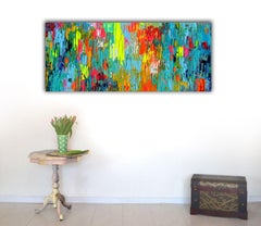 Small Gypsy Girl in Amsterdam 5, Painting, Acrylic on Canvas