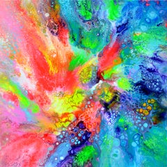 The Voice of a Dream 4 - Abstract Painting, Acrylic on Canvas, Signed, 2010+