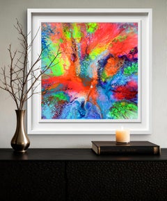 La voce di un sogno 5 - Pittura astratta, acrilico su tela, firmata, 2010+