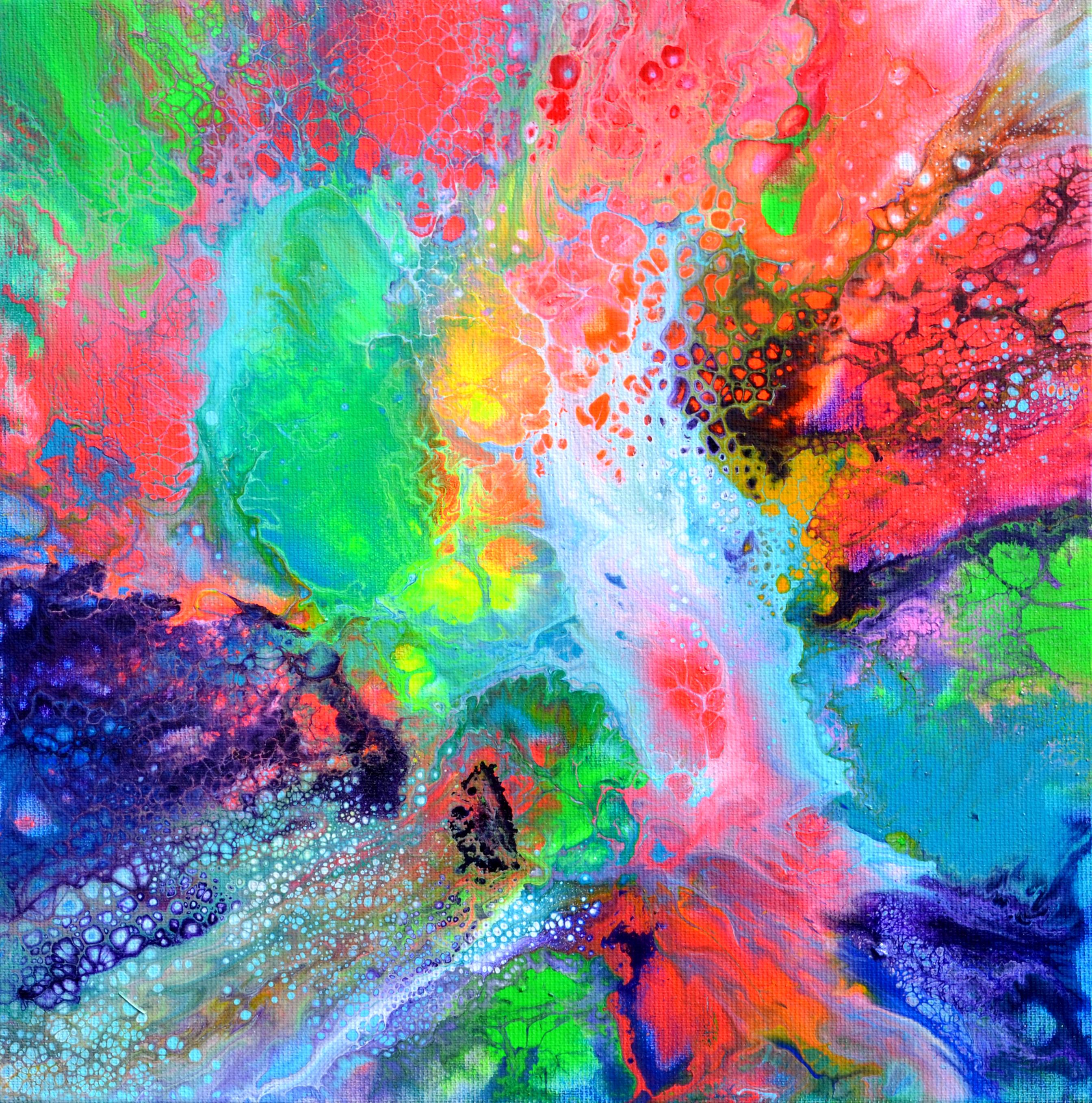 The Voice of a Dream 6 - Abstract Painting, Acrylic on Canvas, Signed, 2010+