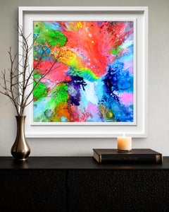 La voce di un sogno 7 - Pittura astratta, acrilico su tela, firmata, 2010+