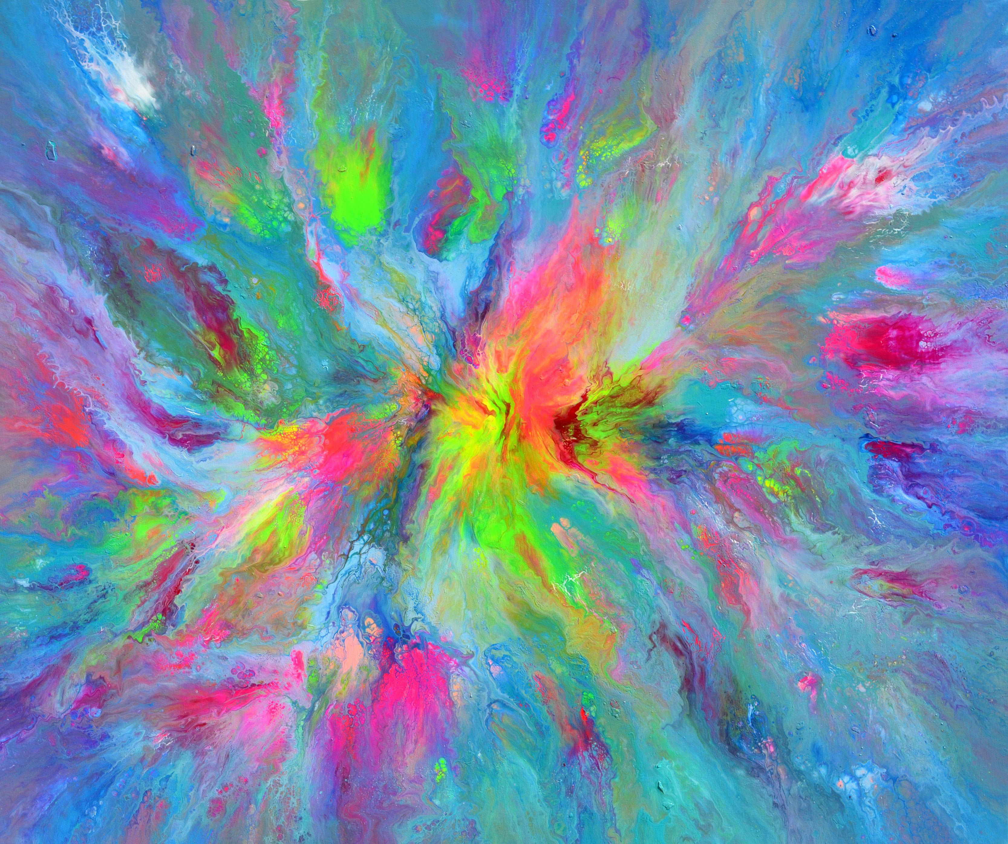 Abstract Painting di SOOS TIBERIU - La voce di un sogno, Pittura, Acrilico su tela