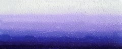 Tranquillità - Gradiente viola - Pittura astratta a coltello a rilievo di grandi dimensioni