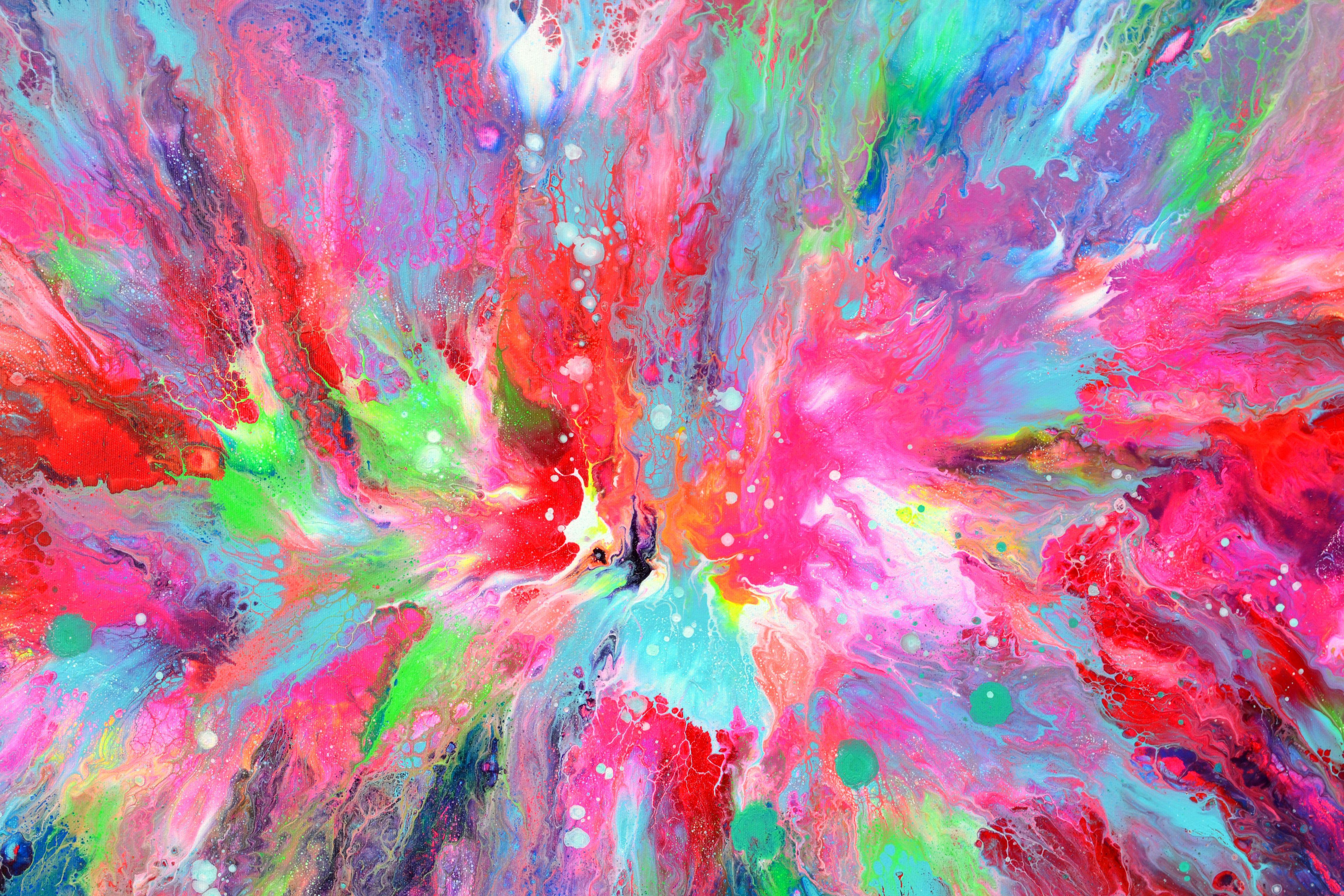 Sussurri del vento, Pittura, Acrilico su tela - Painting Astratto di SOOS TIBERIU