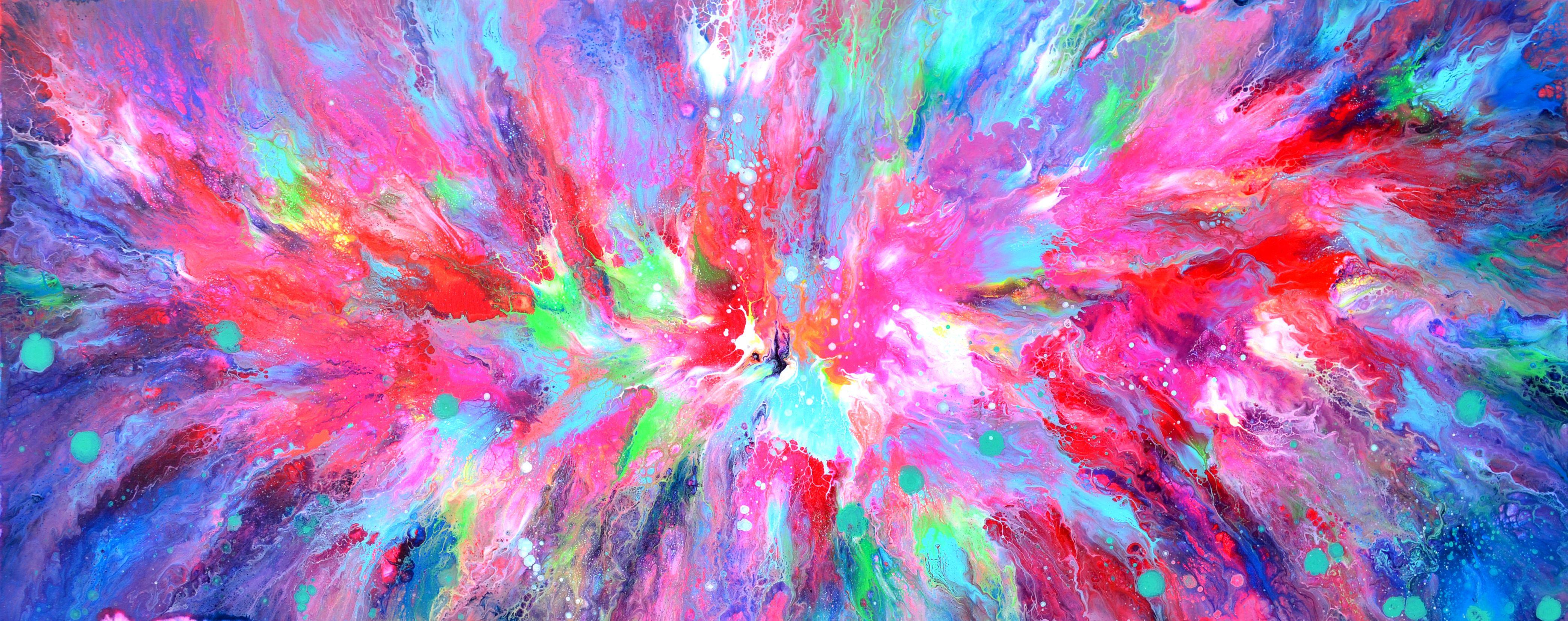 Abstract Painting di SOOS TIBERIU - Sussurri del vento, Pittura, Acrilico su tela
