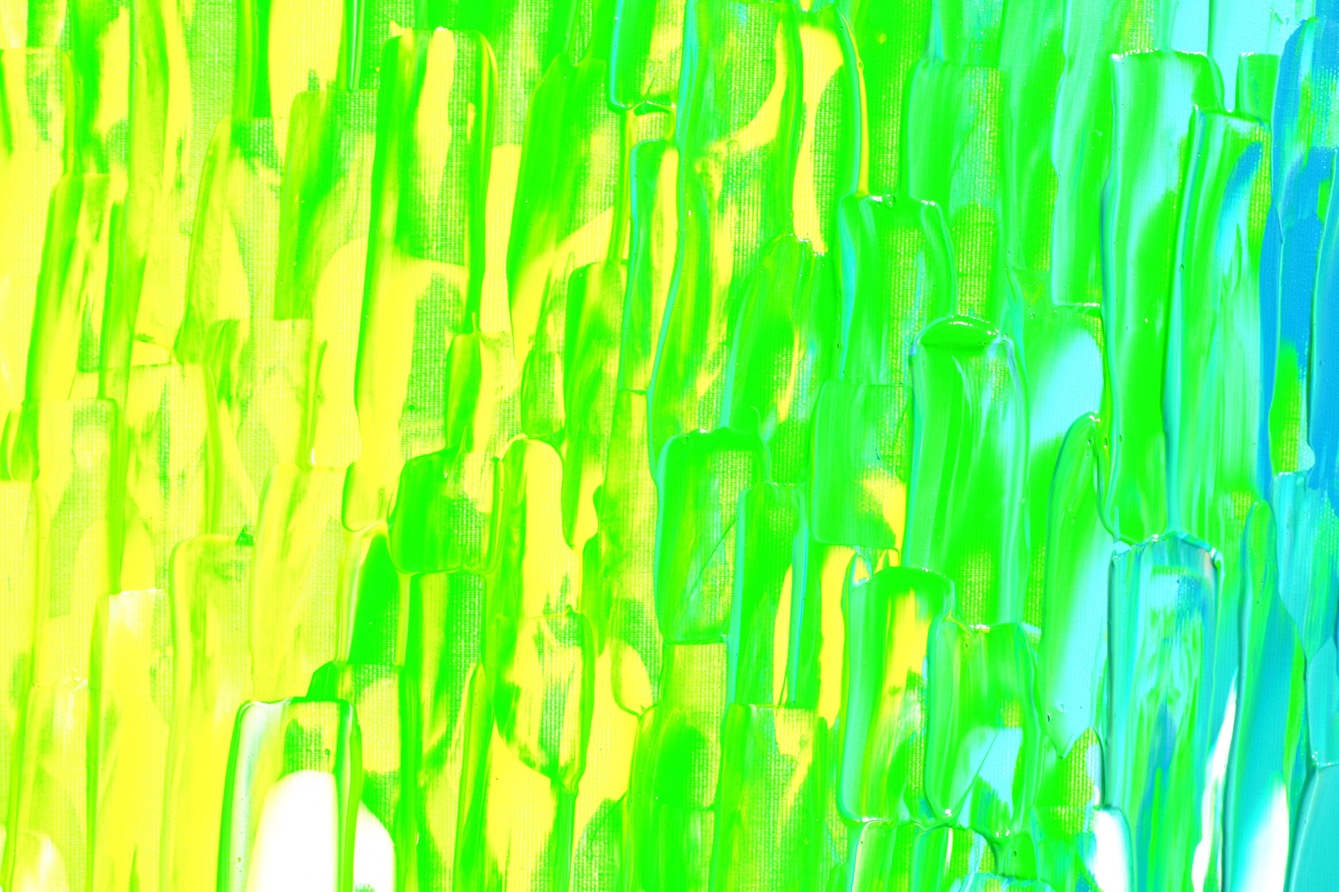 YGB - Cuchillo de paleta grande en relieve abstracto de colores con textura en venta 1