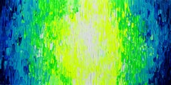 YGB - Large Palette knife Abstract Painting, Painting, Acrylic on Canvas