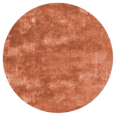 Soothing Hues Customizable Pallas Weave Round in Coral Small