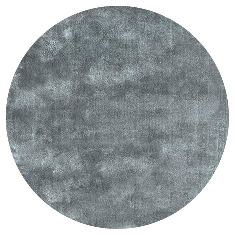 Soothing Hues Customizable Pallas Weave Round in Frost Medium For Sale ...