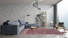 Soothing hues Customizable Pallas Weave Rug in Amethyst Frost Large