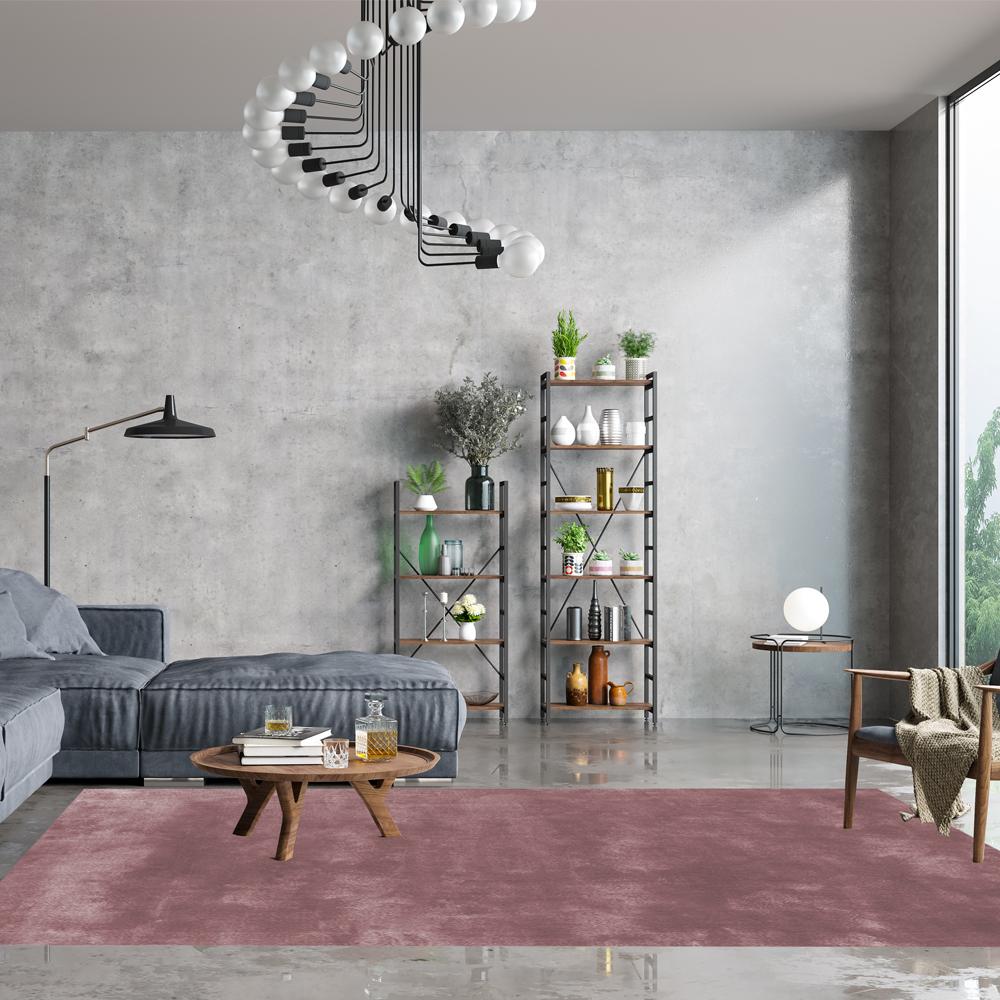 Anpassbarer Pallas Gewebe-Teppich in beruhigenden Farbtönen in Amethyst Frost XLarge (Art déco) im Angebot