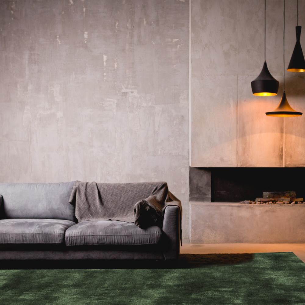 Anpassbarer Pallas Gewebe-Teppich in beruhigenden Farbtönen in Forest Glade XLarge (Art déco) im Angebot