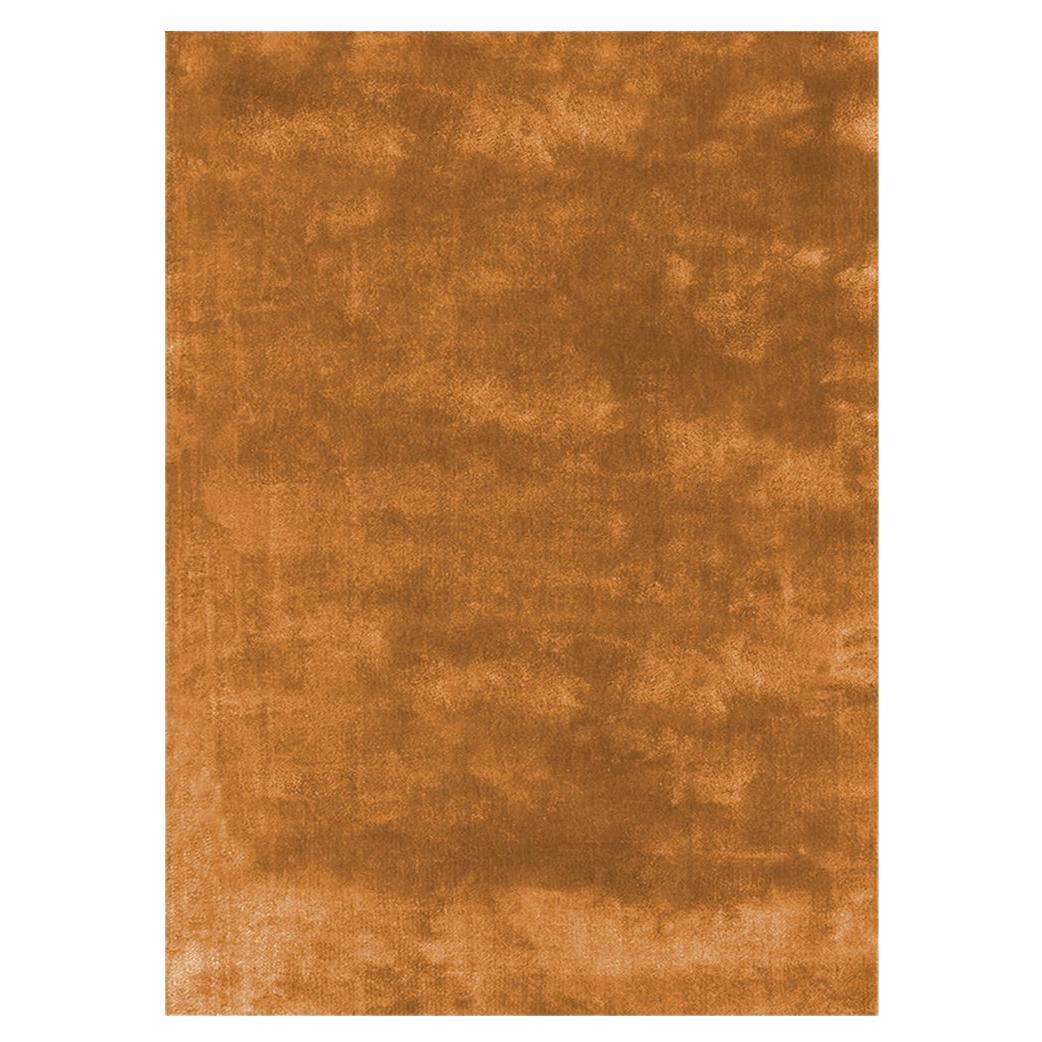 Soothing hues Customizable Pallas Weave Rug in Gingerbread Large