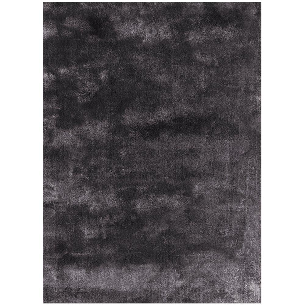 Soothing Hues Customizable Pallas Weave Rug in Gumetal Small For Sale