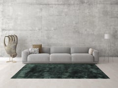 Tappeto personalizzabile Pallas Weave in Midnight Teal XLarge dalle tonalità rilassanti