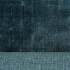Soothing Hues Customizable Pallas Weave Rug in Petrol Small