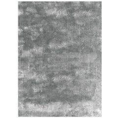Tapis Pallas personnalisable en laque argentée X-Large