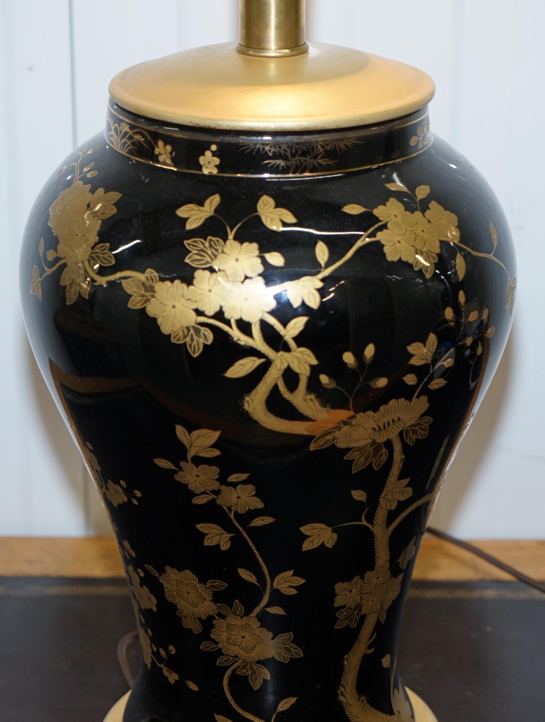 Sop Display Ralph Lauren Large Gable Lamp Blak Gol Chinese 4