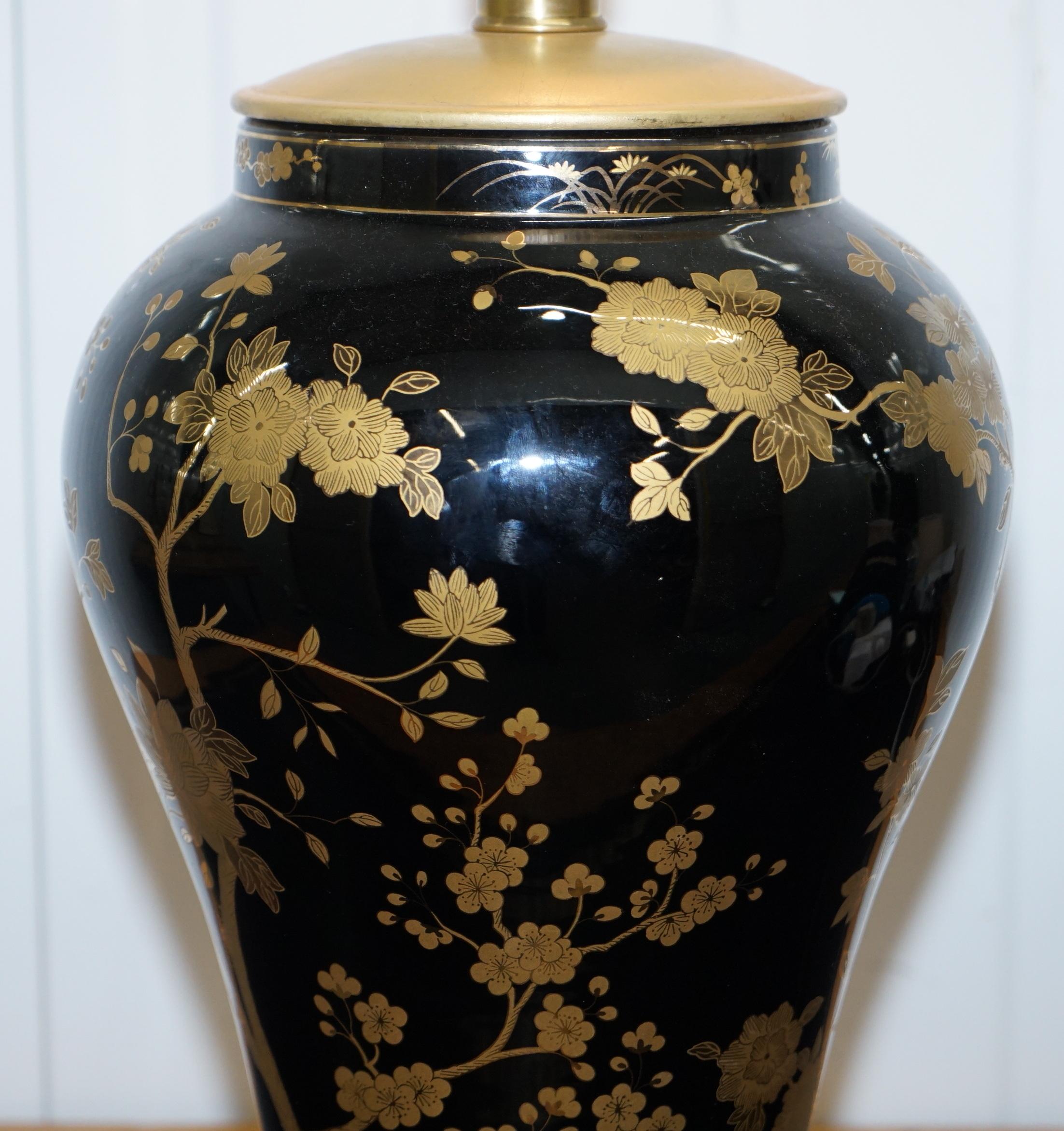 Sop Display Ralph Lauren Large Gable Lamp Blak Gol Chinese 7
