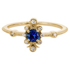 Sophia Blue Sapphire Ring