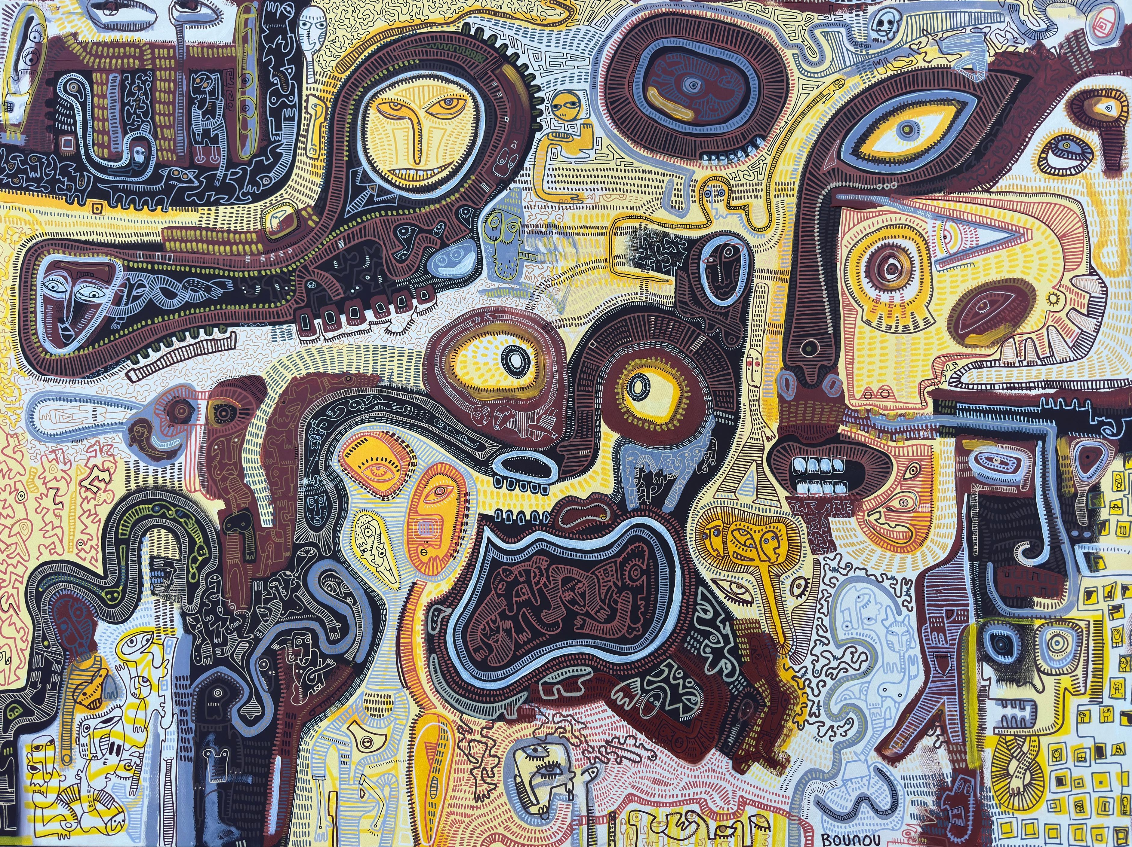 Abstract Painting de Sophia Bounou - Ore