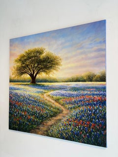 A Place to Breath - original realism landscape oil painting-contemporary artwork