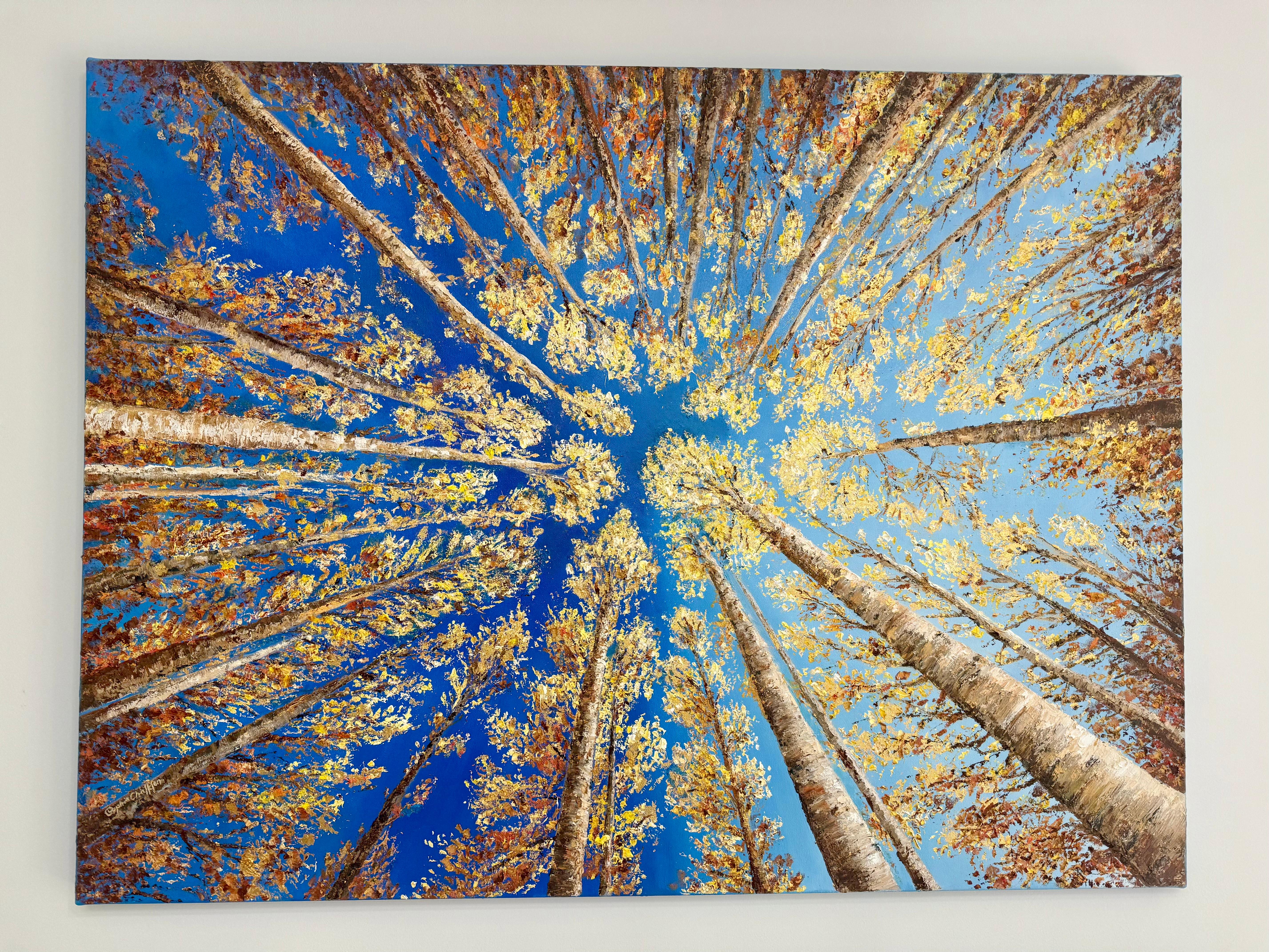 Wir bieten einen kostenlosen weltweiten Versand und übernehmen alle Zölle und Einfuhrsteuern für dieses Kunstwerk. Dieses außergewöhnliche Kunstwerk ist derzeit in der Signet Contemporary Art Gallery und online ausgestellt und zu verkaufen.

Heavens