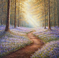 Heaven’s Path - original realism landscape -contemporary oil artwork