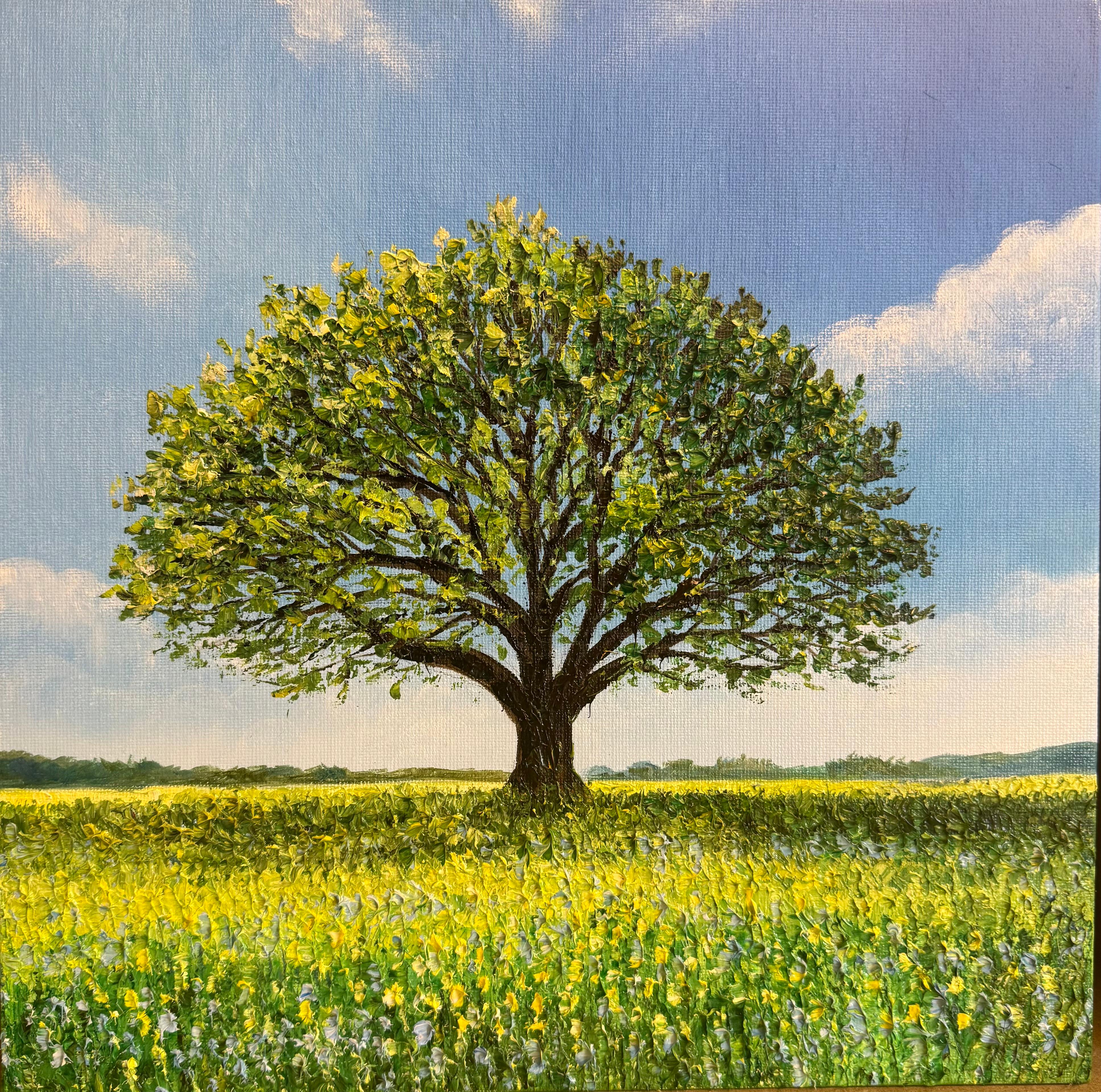 Radiance - original realism landscape oil painting-contemporary artwork
