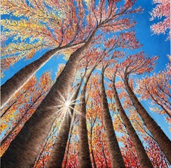 Rise of Autumn - original realismus landschaft öl gemälde-zeitgenössische kunstwerke
